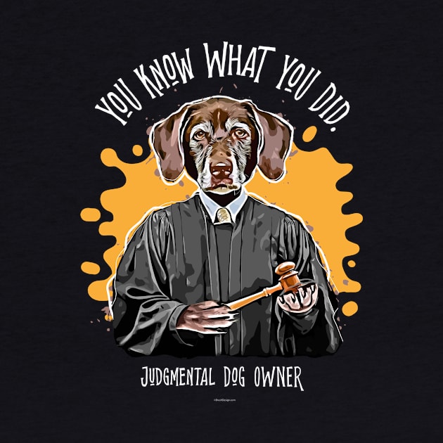 Judgmental Dog - Labrador funny silently judging pet by eBrushDesign